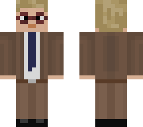 me in a brown suit