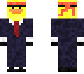 ninja duck in a suit