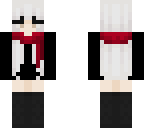 white hair girl