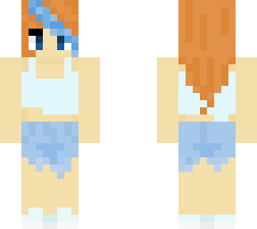 athletic blue girl