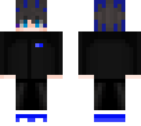 blue emo boy