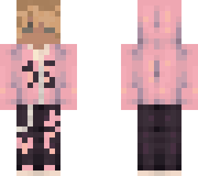 boy - pvp - sweat - eyebrow skin - pink hoodie - chain - pink