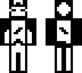 clean black and white skin