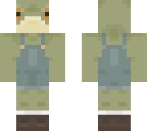 frog + overalls