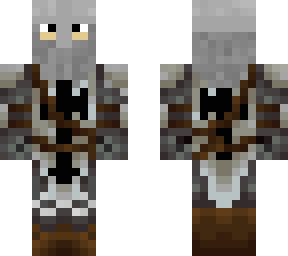 nasal helm w/ chainmail crusader