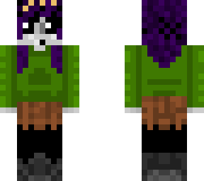 purple hair girl