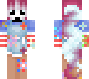 skull mask woman 4th of july
