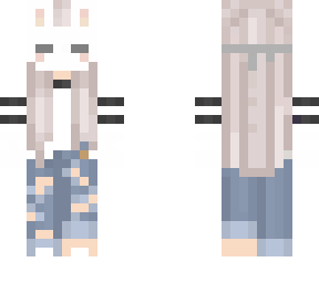 white mask