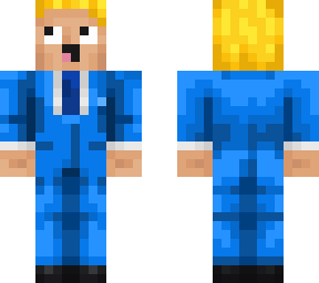 blue suit guy