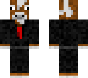 cow in a suit