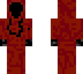 mysterious figure with red hoodie