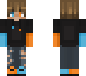 orange and blue gamer remake