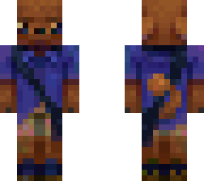 poodle in blue shirt