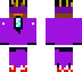 purple suit man