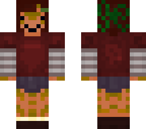 red shirt skirt