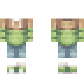 two toned hoodie ob 1.0 green and beige