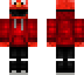 elmo in hoodie