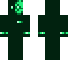 glowing blob in green