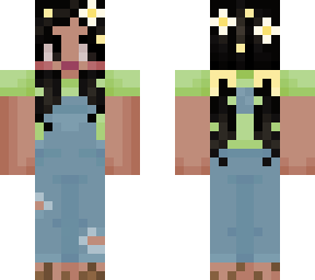 green daisy overalls fit