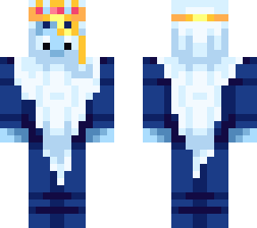 ice king with a monical and tie