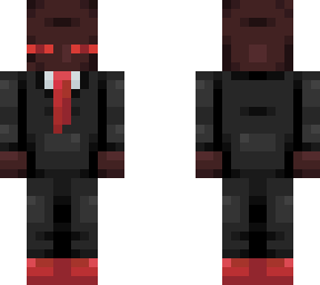 red enderman suit