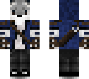 snow leopard blue clothes