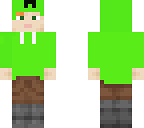 alex with a creeper hood