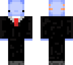 blue axolotl w/ suit
