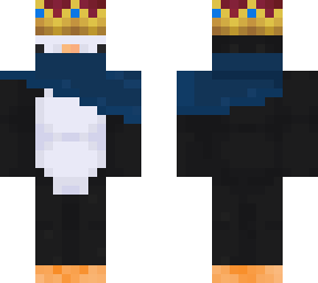 penguin king blue