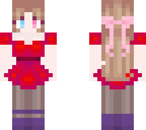 red dress girl