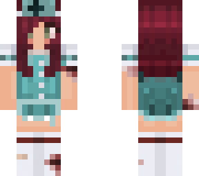 teal nurse skin