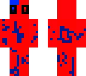 red guy getting blue on him