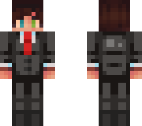 waffle in a suit