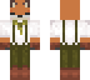 wilderness fox with a bowtie