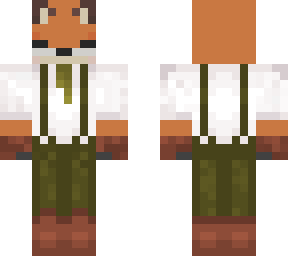 wilderness fox with a tie