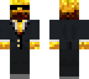 blaze suit with glasses