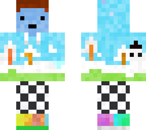 blue figure