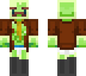 buff off-work slime guy, brown