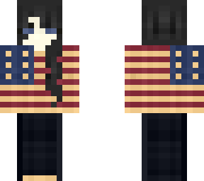 casual girl - 4th of july