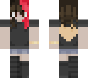 girl with dyed hair!