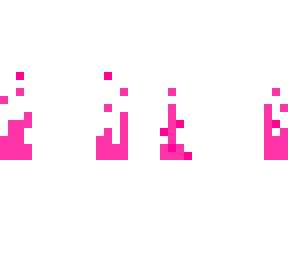 pink fire hands base fixed
