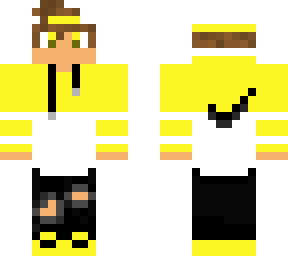 yellow nike boy