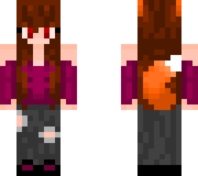 orange fox girl