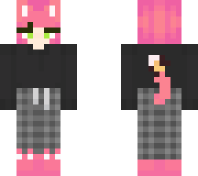 pink (deltarune) in pjs