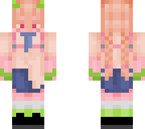 pink and green oni