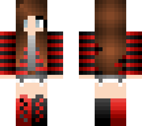 red gamer girl