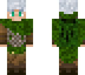 white hair forest elf