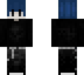 boy blue hair