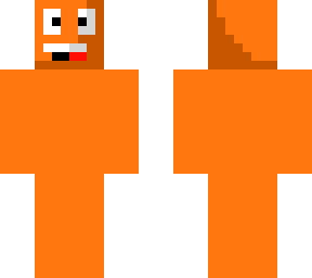 orange skin i made for my cousin