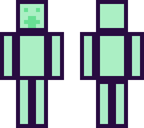 pale green figure